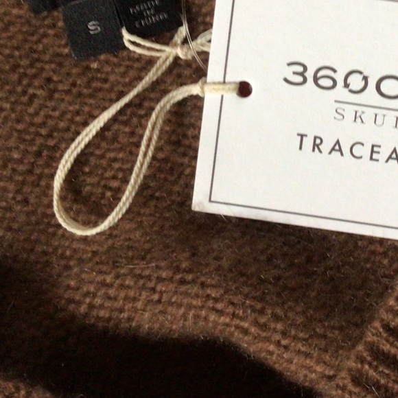 360 Cashmere Ivy V Neck Cashmere Sweater, Small, New - Picture 5 of 6